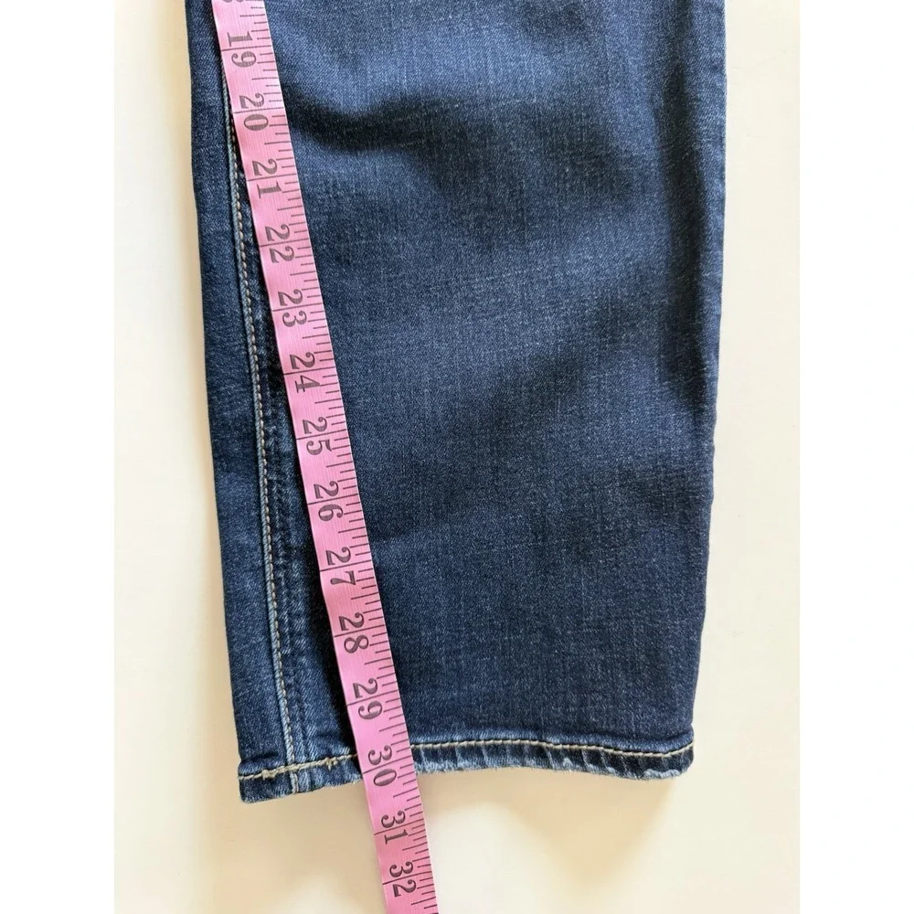 Silver Jeans Avery Straight Stretch Denim Blue Womens 16W High Rise Dark Wash - Picture 15 of 16